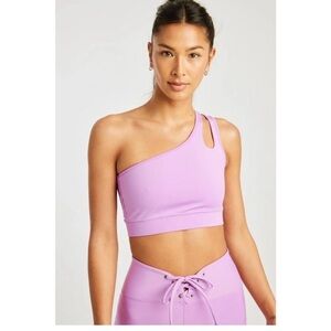 YEAR OF OURS Robin Tulip Purple Activewear Set Sports Bra & Leggings Sz Medium